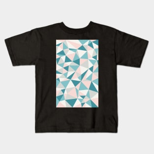 Fractured Triangle Pattern Kids T-Shirt